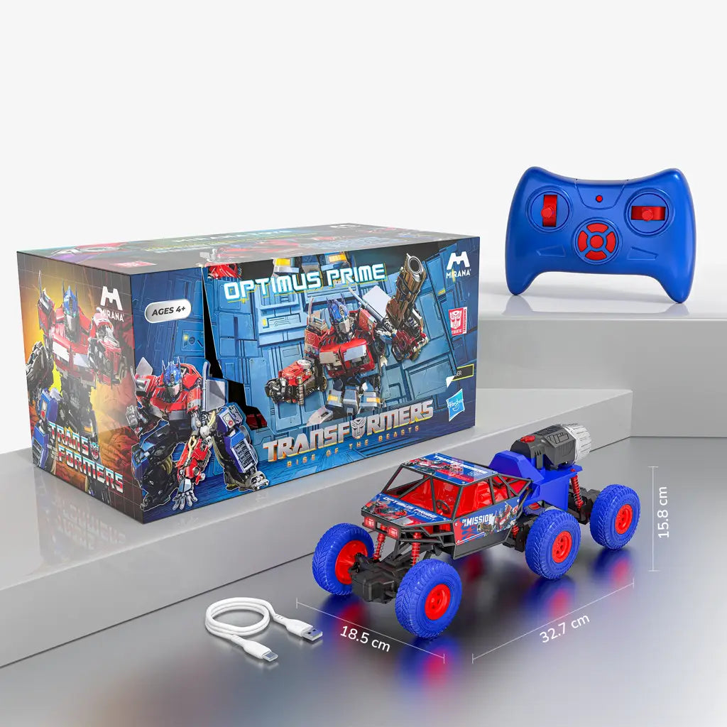MIRANA OPTIMUS PRIME RC TOY, SCALE 1:20, 4X4, 6-WHEEL ATV – (MULTI COLOR)