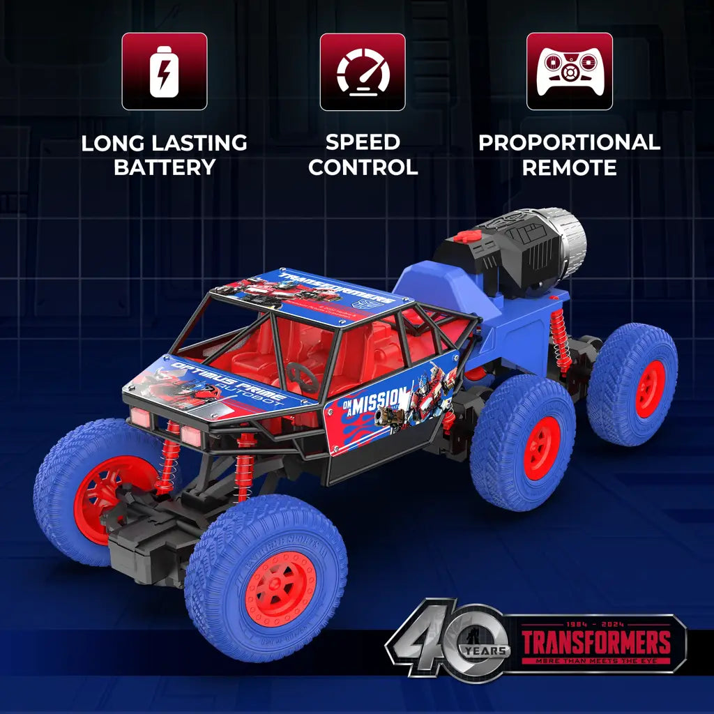 MIRANA OPTIMUS PRIME RC TOY, SCALE 1:20, 4X4, 6-WHEEL ATV – (MULTI COLOR)