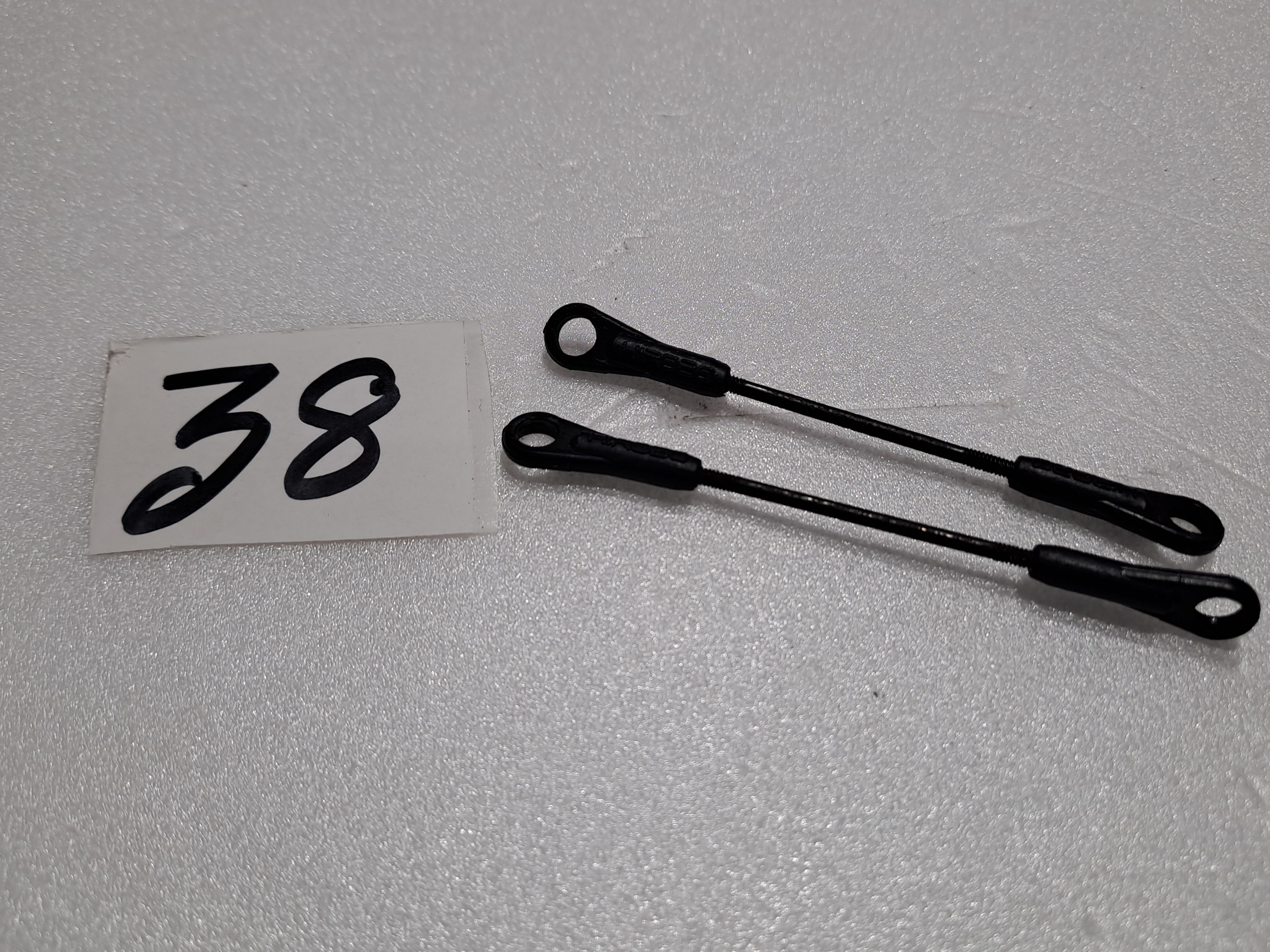 BALL LINK PACK OF 2 FOR 600 SIZE HELICOPTER 1.5MMX45MM RODPRE OWNED QUALITY