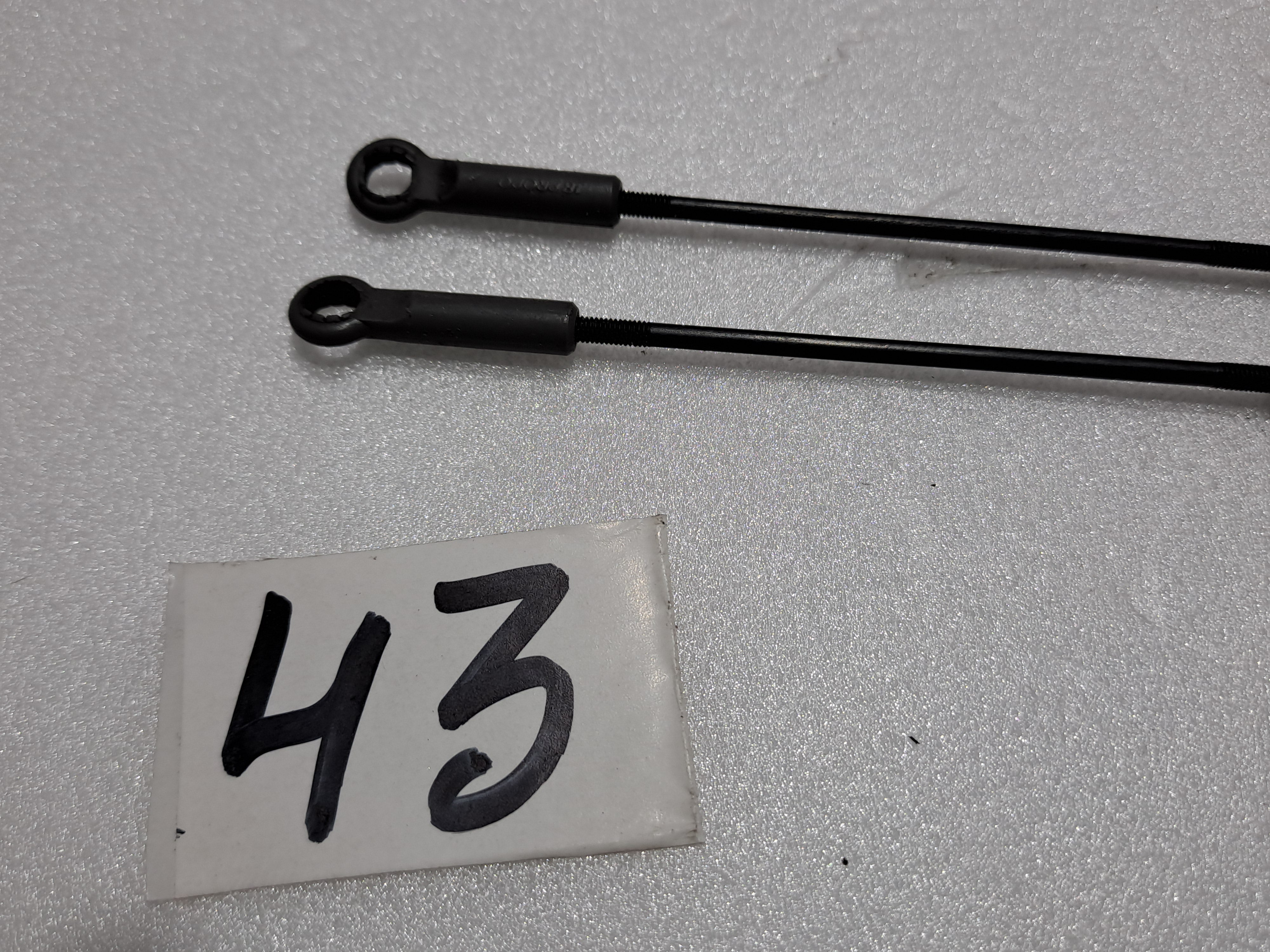 BALL LINK PACK OF 2 FOR 600 SIZE HELICOPTER 2MMX75MM ROD PRE OWNED QUALITY