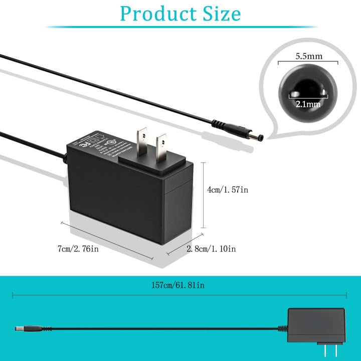 ADAPTOR 12V -1AMP WITH DC PIN