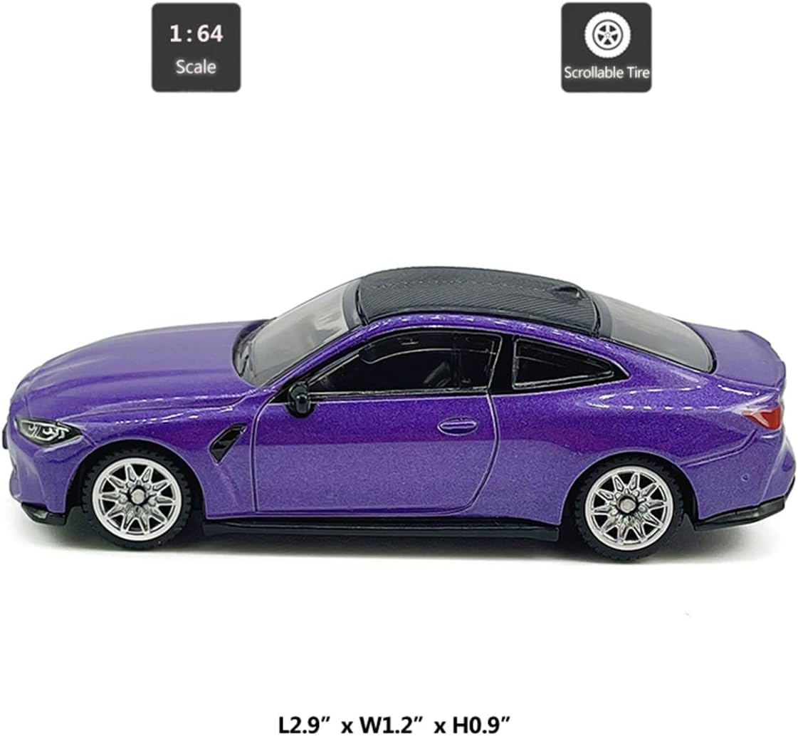 CCA BMW M4 1:64 SCALE NO: S07-01 (BLUE)