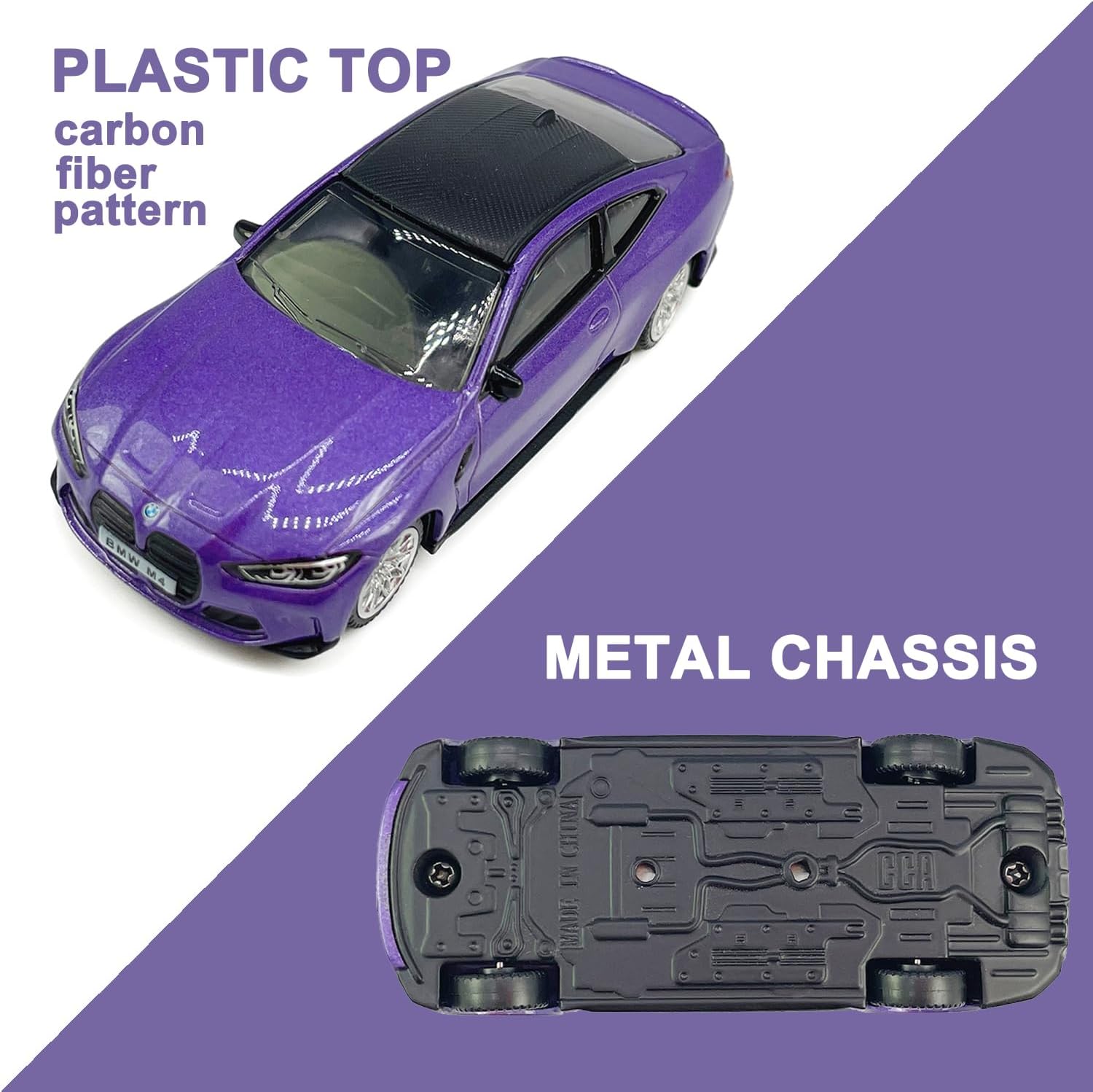 CCA BMW M4 1:64 SCALE NO: S07-01 (BLUE)