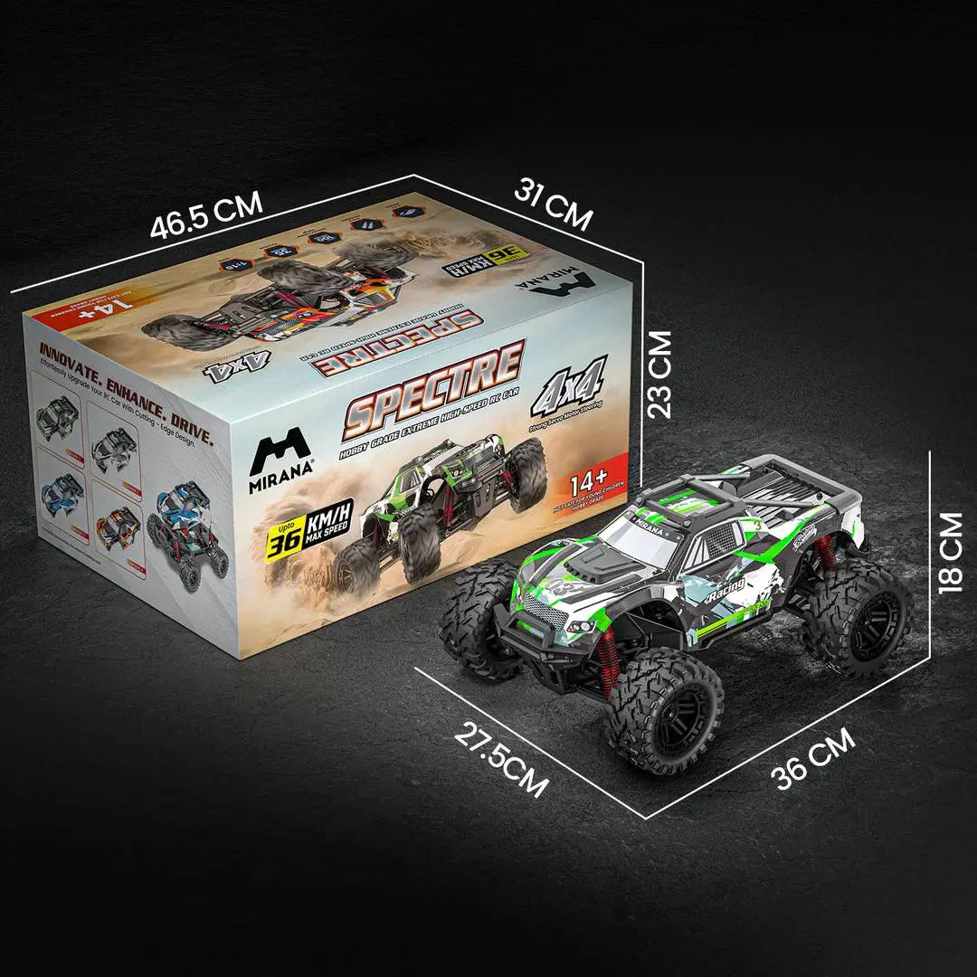 SPECTRE 1/10 SCALE HIGH SPEED RC ELECTRIC CAR 4X4