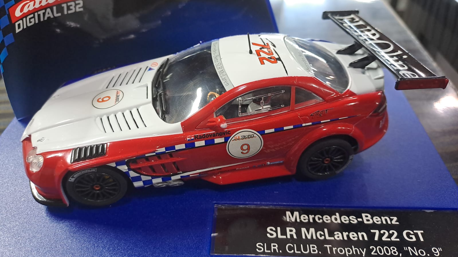 MERCEDEZ BENZ SLR MCLAREN 722 GT SLOT CAR