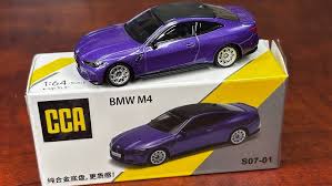 CCA BMW M4 1:64 SCALE NO: S07-01 (BLUE)
