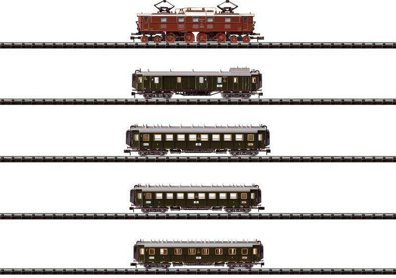 TRIX N SCALE TRAIN 11605 SET OF 5PCS