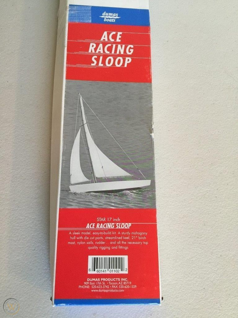 DUMAS ACE SLOOP STATIC WOODEN BOAT-STATIC