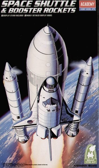 ACADEMY SPACE SHUTTLE & BOOSTER 1:288