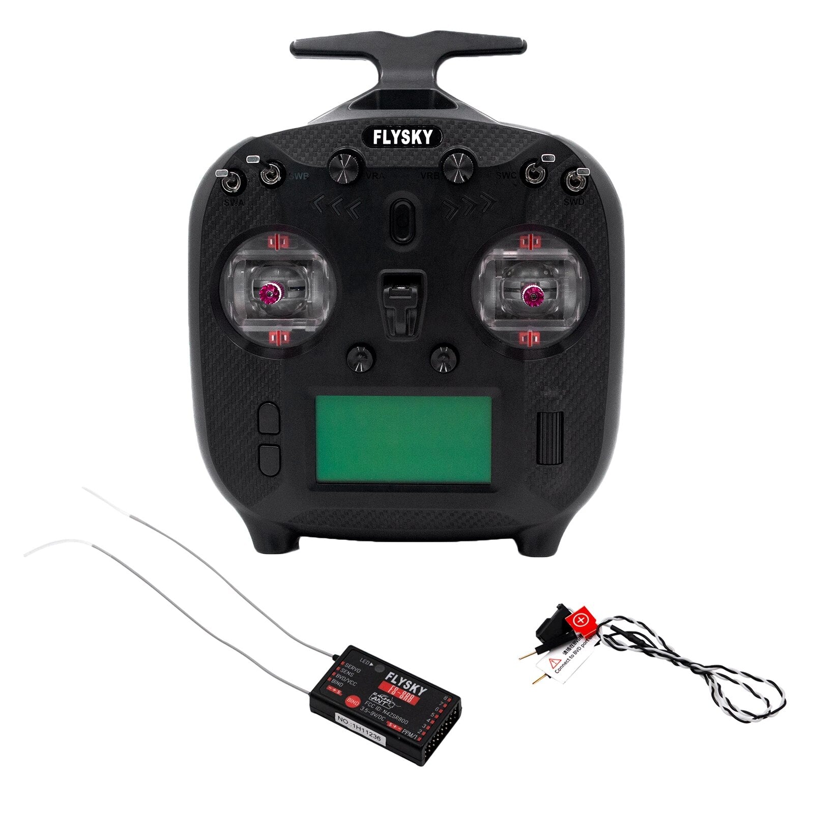 FlySky FS-ST8 2.4 GHz ANT Transmitter with FS-SR8 receiver (Upgraded Version)