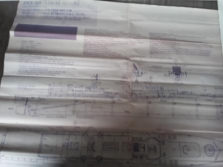 INS MUMBAI SHIP MODELLING KIT