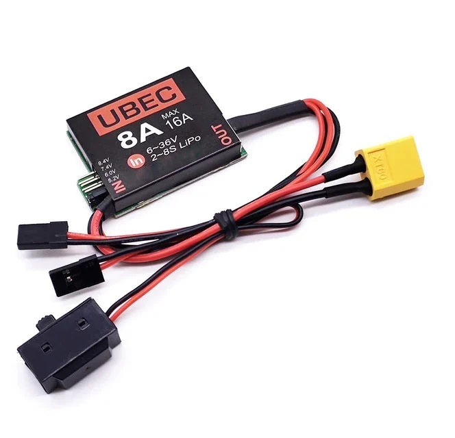 Ubec-8A 6-36V 2~8S Lipo Esc