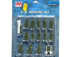 STATIC MODEL-A-10 WEAPON SET -STATIC MODEL