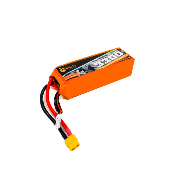 Orange 3300mAh 6S 35C (22.2 V) Lithium Polymer Battery Pack (Li-Po)