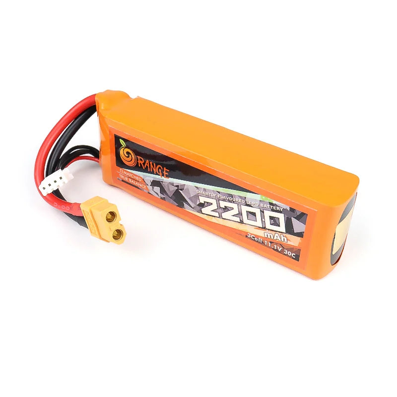 Orange 2200mAh 3S 30C/60C Lithium polymer battery Pack (LiPo)