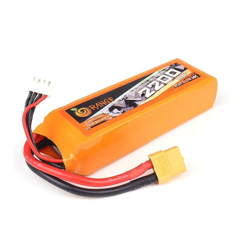 Orange 2200mAh 3S 30C/60C Lithium polymer battery Pack (LiPo)