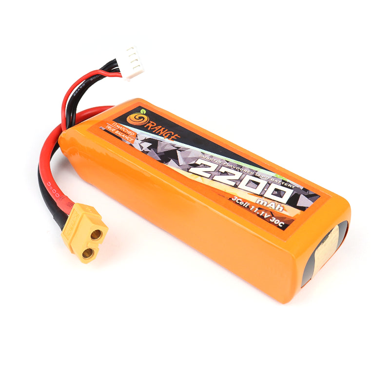 Orange 2200mAh 3S 30C/60C Lithium polymer battery Pack (LiPo)